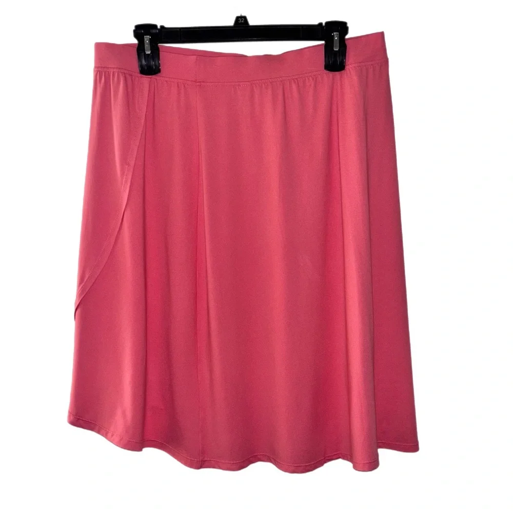Cuddl Duds Chic Coral Women's Midi Skirt NWOT - Picture 4 of 8